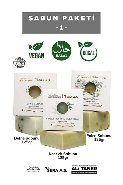 SBB SERA Soap Pack - 1 - 100% Natural Halal Vegan Certified