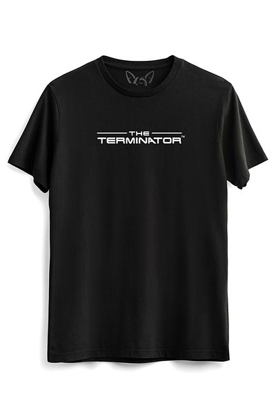 Alfa Tshirt Παιδικό μαύρο μπλουζάκι με στάμπα Terminator