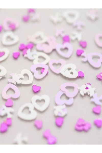 Kazanabil DOVE AND HEART SHAPE MIXED TABLE TOP SERPMET CONFET