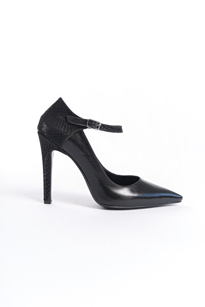 TAIM Black Women's Heeled Stiletto Shoes - Evening Dress