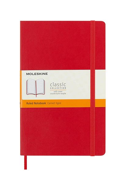 Moleskine Classic Collection Notebook Large 13x21cm Soft Cover Line 240 Sheets