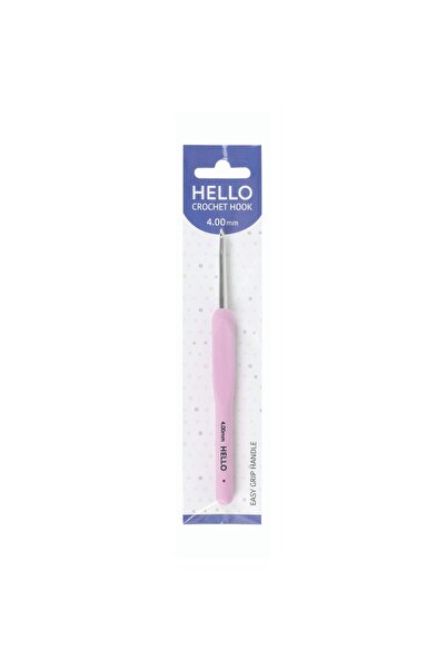Hello CROCHET HOOK SİLİKON SAPLI ÖRGÜ TIĞ 4MM