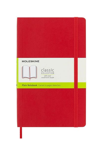 Moleskine Notepad Large 13x21cm Soft Cover Unlined 240 Sheets