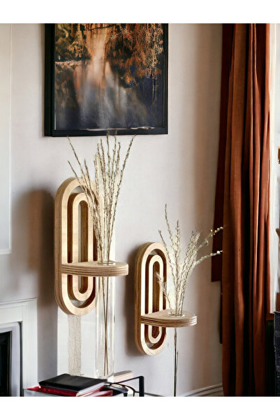 Sesa Tasarım Ahşap Minimalist İskandinav Vazo