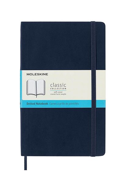 Moleskine Classic Collection Notebook Large 13x21cm Soft Cover Dotted 240 Sheets