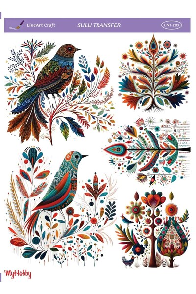 LİNEART Lineart Sulu Transfer LNT209 25x35cm