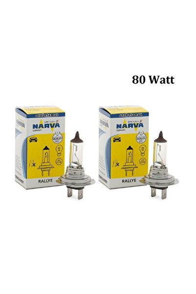 Narva (IKİ ADET) H7 12v 80watt Fazla Işık Ampul 48358 Ean: 4013790695055