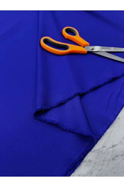 Yeşimm Kumaş Saks mavisi Dalgıç Kumaş