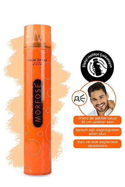 Morfose saç spreyi ultra strong turuncu 400 ml
