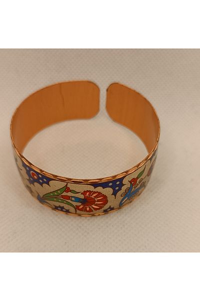 duruaccessories DURU ACCESSORIES 100% Copper Bracelet with Tulips Model