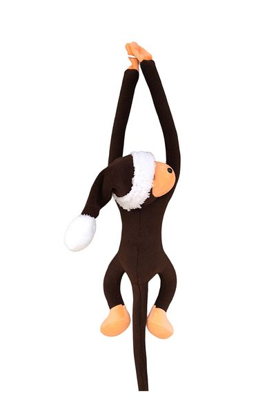 UgurToyss Brown Cute Hat Plush Toy Monkey 70 cm