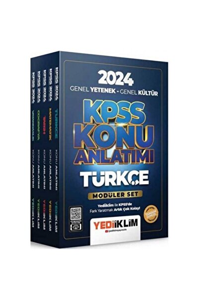 7iklim Yediiklim Yayınları 2024 KPSS Genel Yetenek Genel Kültür Konu Anlatıml...