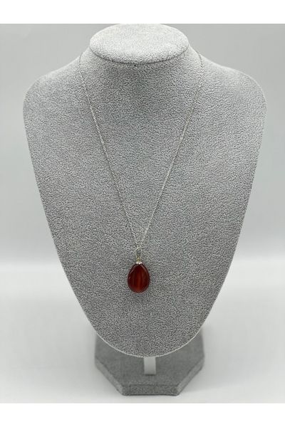 Hobimos 100% Original Natural Stone Women's Necklace Amber