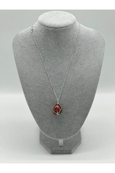 Hobimos 100% Original Natural Stone Women's Necklace Amber