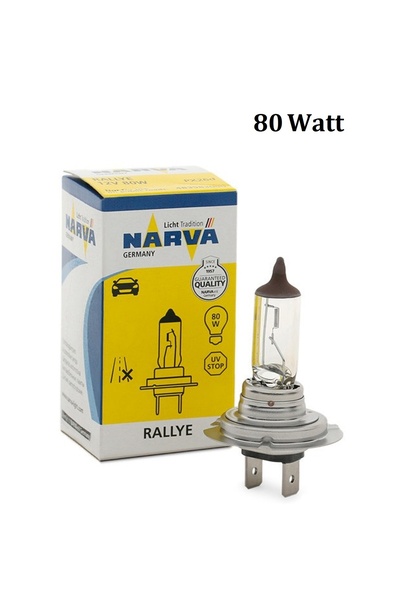 Narva H7 12v 80watt Fazla Işık Ampul 48358 Ean: 4013790695055