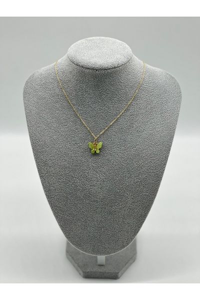 Hobimos Butterfly Figured Women's Necklace
