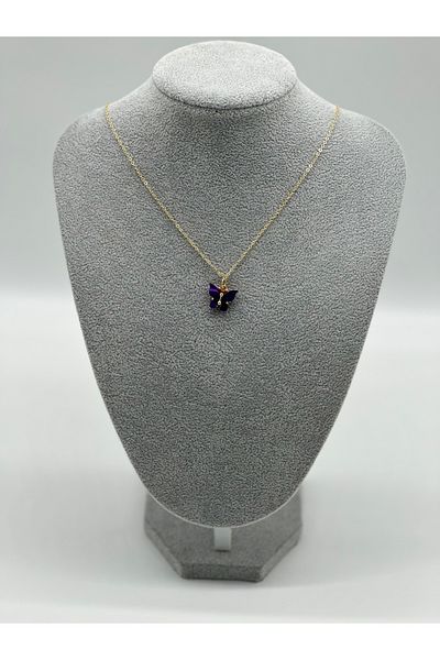 Hobimos Butterfly Figured Women's Necklace