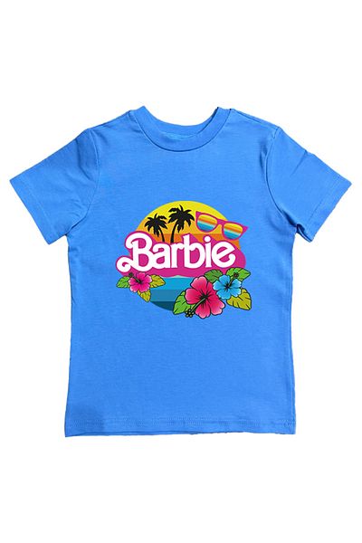Barbie Tricou pentru copii de vară - imprimat, bumbac pieptănat