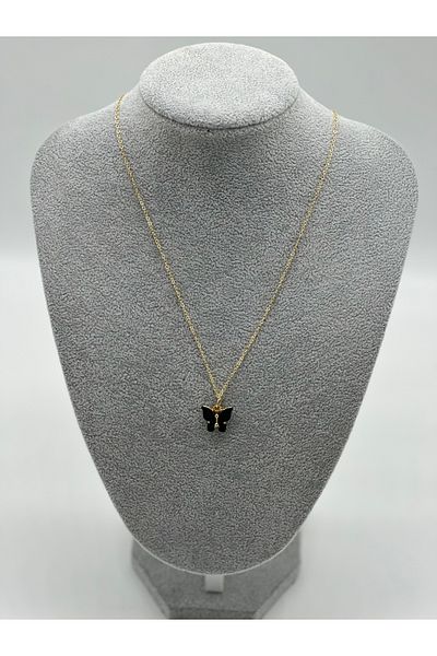 Hobimos Butterfly Figured Women's Necklace