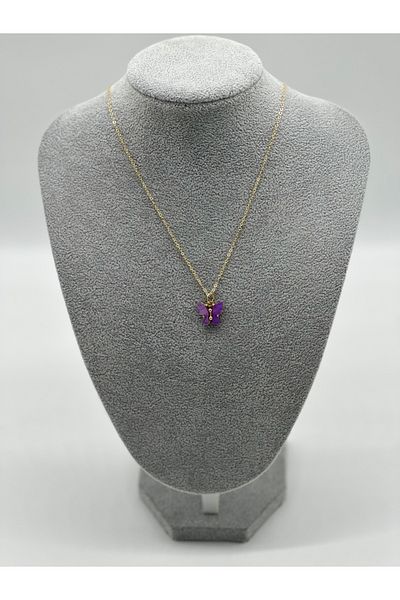 Hobimos Butterfly Figured Women's Necklace