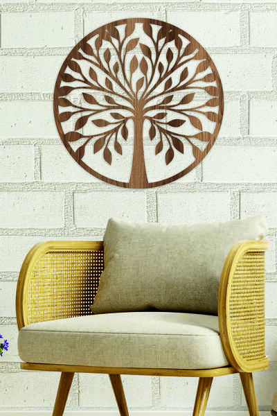 UNT Yaşam /Hayat Ağacı Duvar Dekoru - Süsü, Ahşap Dekorasyon Ürünü Tablo