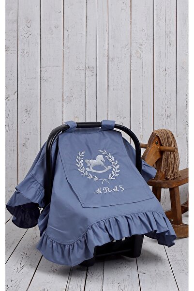 JUNİPERUS Fırfırlı Kişiye Özel Nakışlı Puset Örtüsü