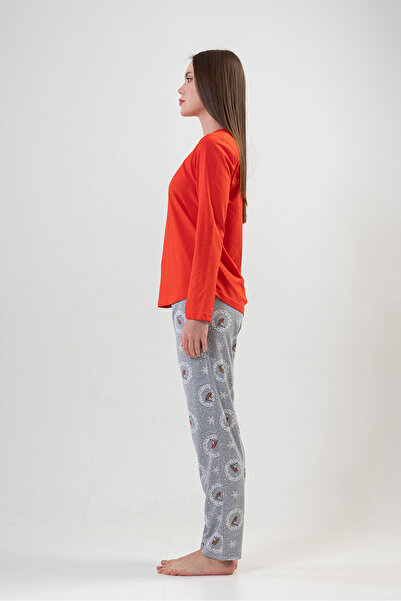 VİENETTA Kadın Uzun Kol Pijama Takım, 203138