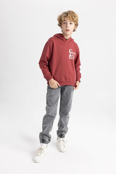 DeFacto Boy's Jogger Fit Stretchy Banded Leg Jean Trousers B5448A824Sp