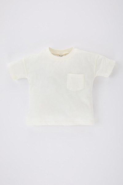 DeFacto Baby Boy Short Sleeve Crew Neck T-Shirt B7005a524sm
