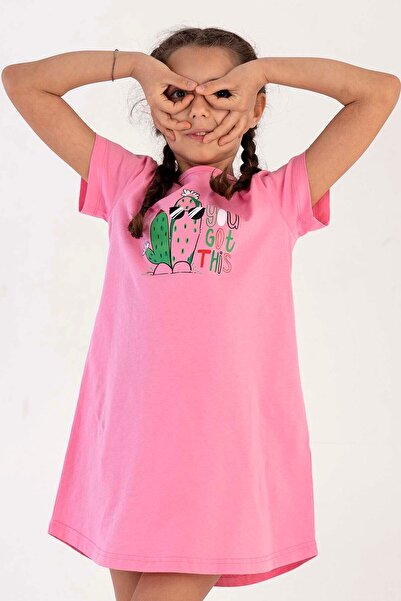 VİENETTA Kız Cocuk P.suprem O Yaka Kısa Kol Etegı Oval Tunık, 212697