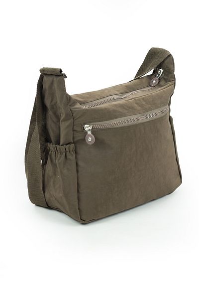 İMAKS Crinkle / Clinkir țesătură impermeabilă cu mai multe compartimente pentru braț și umăr Messenger Bag Mink 9507