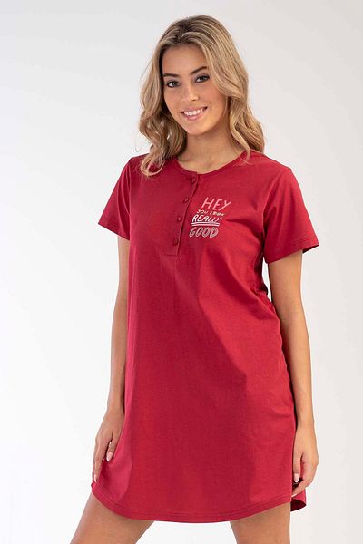 VİENETTA Cotton Women's Short Sleeve Nightgown
,212732