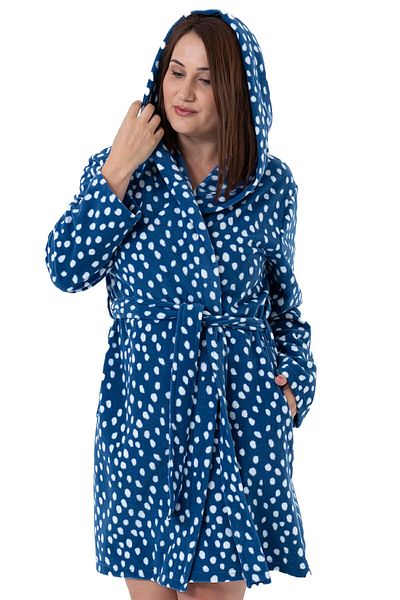 VİENETTA Κοντό φόρεμα με κουκούλα Fleece Plus Size 
 , 103167