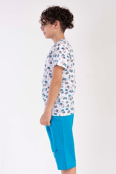 VİENETTA Costum de pijama caprili cu maneca scurta pentru baieti
, 212778