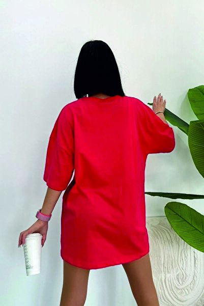 HOFFNUNG Unisex Cotton Oversize T-Shirt - Crew Neck, Boyfriend Cut