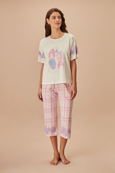 SUWEN Aloha Capri Set