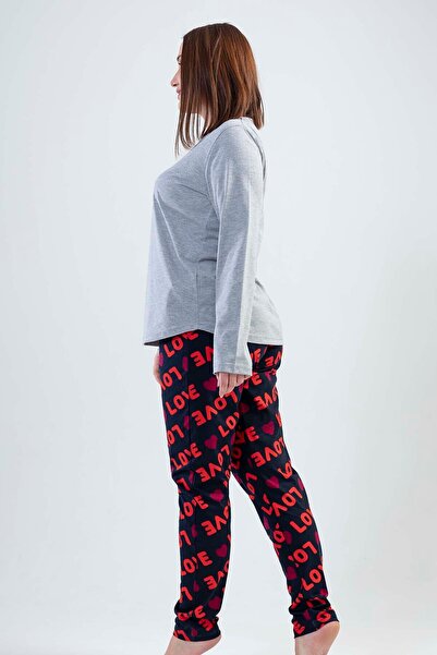 VİENETTA Pamuklu Büyük Beden Uzun Kol Pijama Takım
, 201076