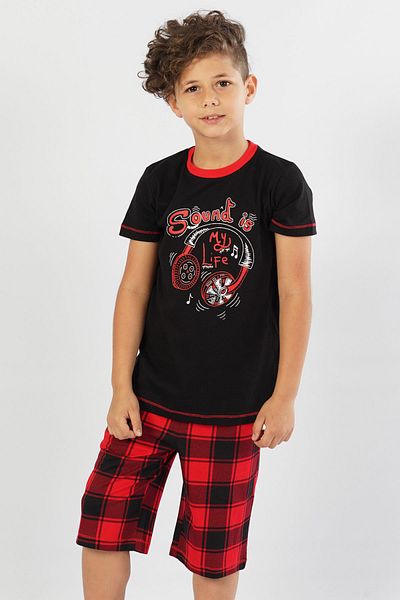 VİENETTA Costum bermudă cu mânecă scurtă pentru băiat din bumbac
,104217
