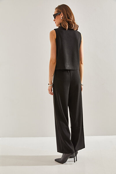 Bianco Lucci Női rövid ujjú blúz kötöttáru felső és alsó készlet