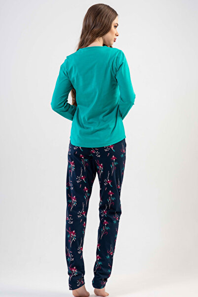 VİENETTA Pamuklu Tamamı Düğmeli Uzun Kol Pijama Takım
, 201087