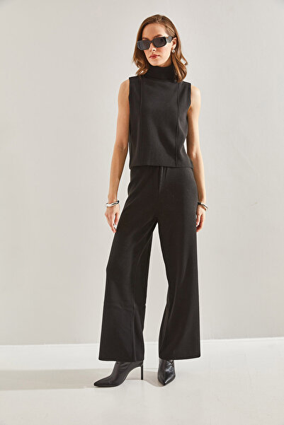 Bianco Lucci Női rövid ujjú blúz kötöttáru felső és alsó készlet