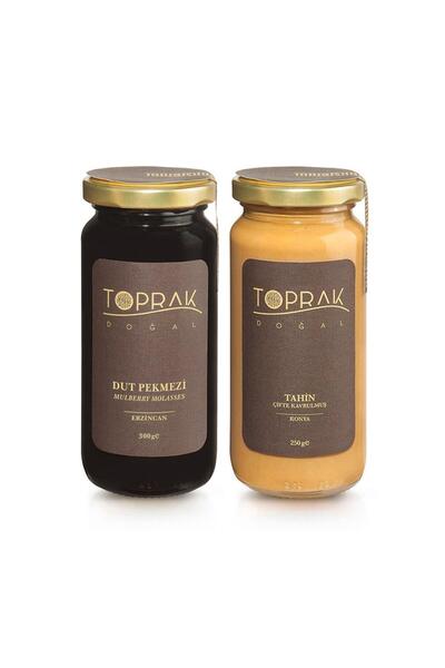 Toprak Doğal Dut Pekmezi , Tahin Seti - Bozkır Çifte Kavrulmuş Tahin 250 G - ...