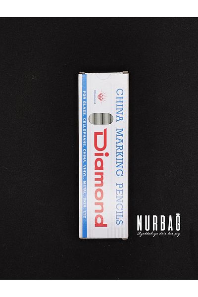 NURBAĞ DOKUMA DIAMOND COLORED LEATHER PEN GRAY IIK800