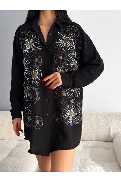 Neomod OVERSIZE MOLD SPECIAL DESIGN EMBROIDERED SHIRT