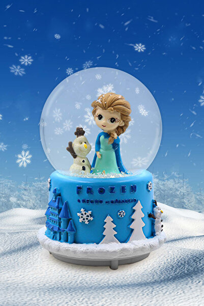 Trendmiya Işıklı Müzikli Frozen Kar Küresi