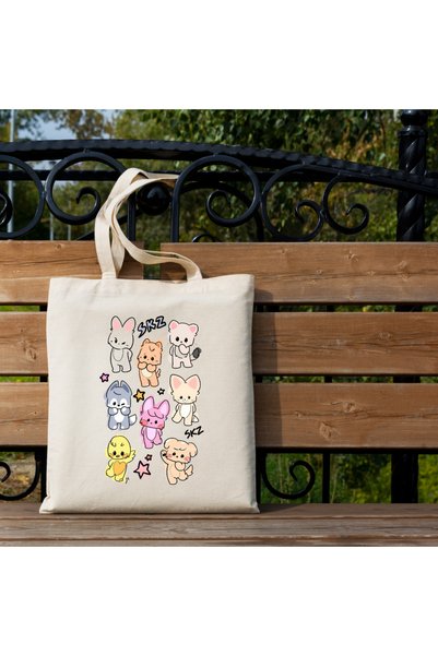 Cemira Stray Kids Stay Fan Skzoo k-pop Tote Bag Bez Çanta