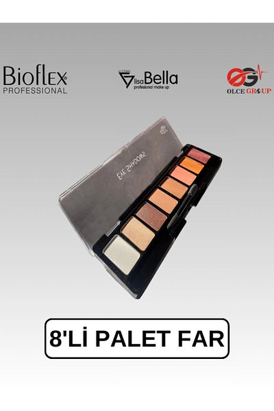 Bioflex Lisa Bella - 8-Piece Eyeshadow Palette Set