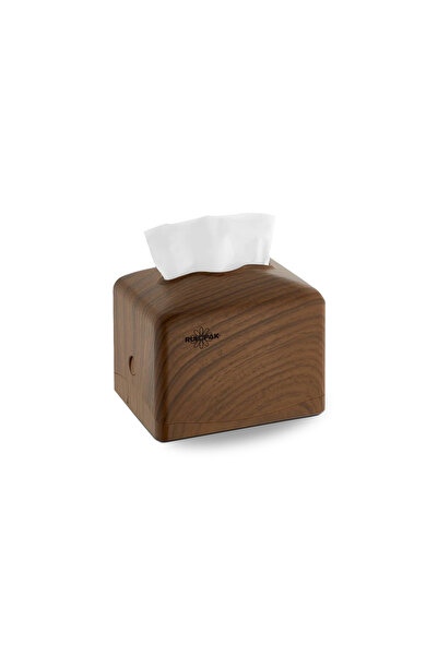 Rulopak Tekçek Mini Peçete Dispenseri Koyu Ahşap