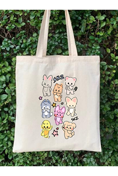 Cemira Stray Kids Stay Fan Skzoo k-pop Tote Bag Bez Çanta