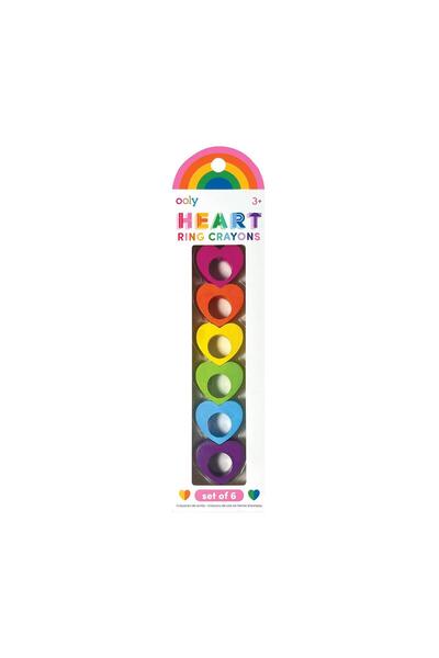 Ooly Heart Ring 6’lı Mum Boya